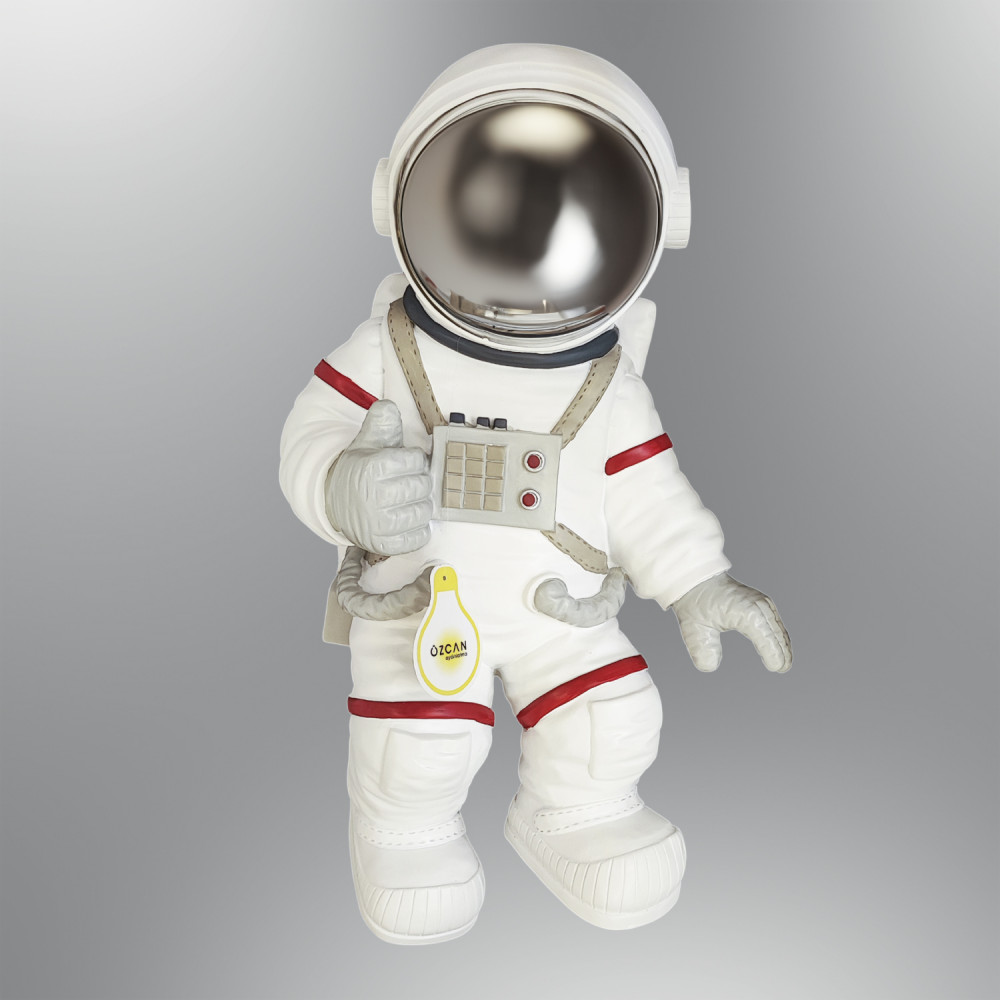 1354-1-02 Astronot Duvar Figürü 29.5*14*48.5CM KROM